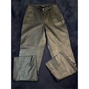 Wilson’s Leather Pelle Studio Motorcycle Womens Pants Sz 6 B8